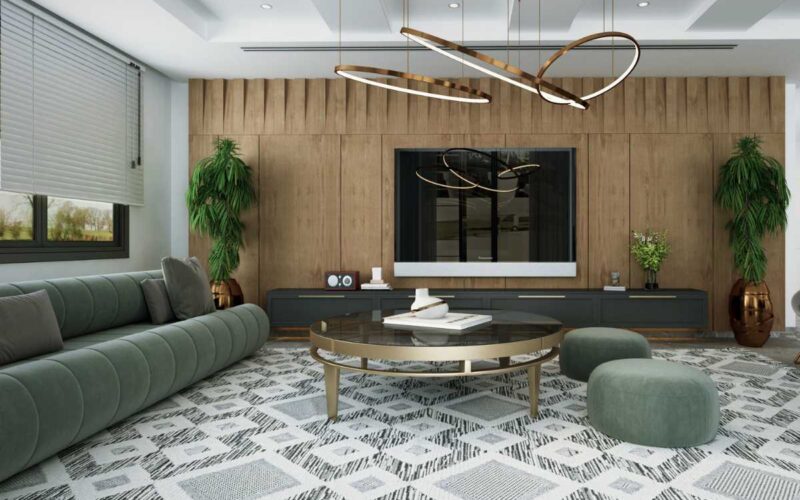 Como o lustre pendente ondulado transforma a iluminação de ambientes modernos