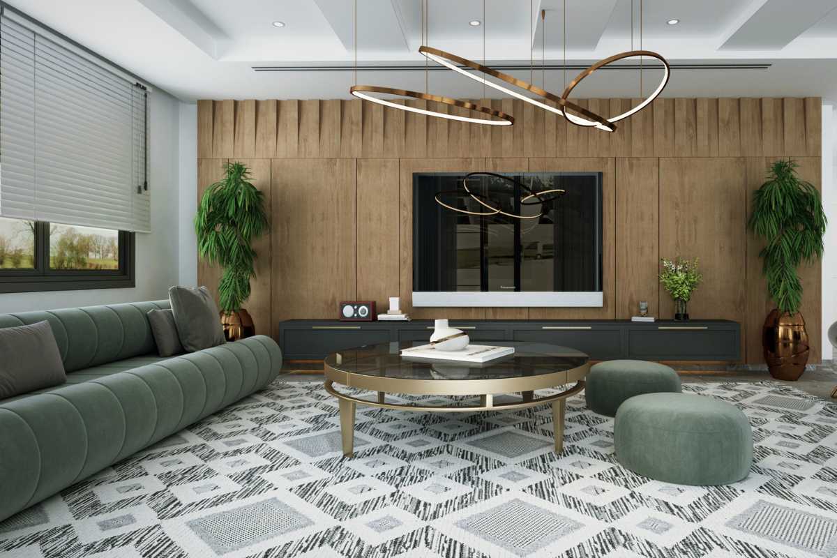Como o lustre pendente ondulado transforma a iluminação de ambientes modernos