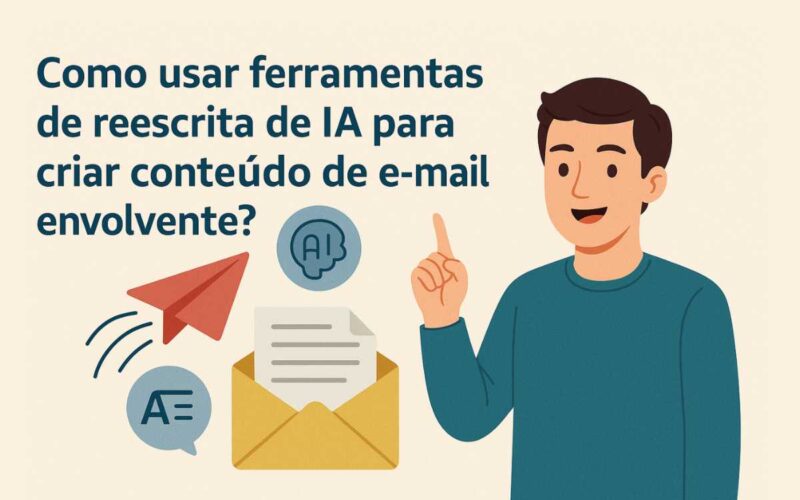 Como usar ferramentas de reescrita de IA para criar conteúdo de e-mail envolvente?